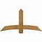 Ekena Millwork Bellingham Rough Sawn Timber Gable Bracket, Western Red Cedar, 60"W x 32"H x 6"D x 6"F, 13/12 Pitch GBW060X32X0606BEL00RWR - alternate 1